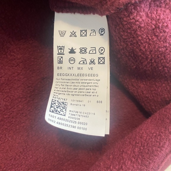 Boss Burgundy Pullover Grandpa Style - Picture 5 of 5